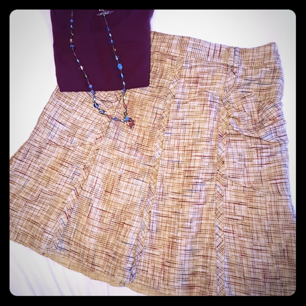 Ready for Autumn tweed skirt, size 10